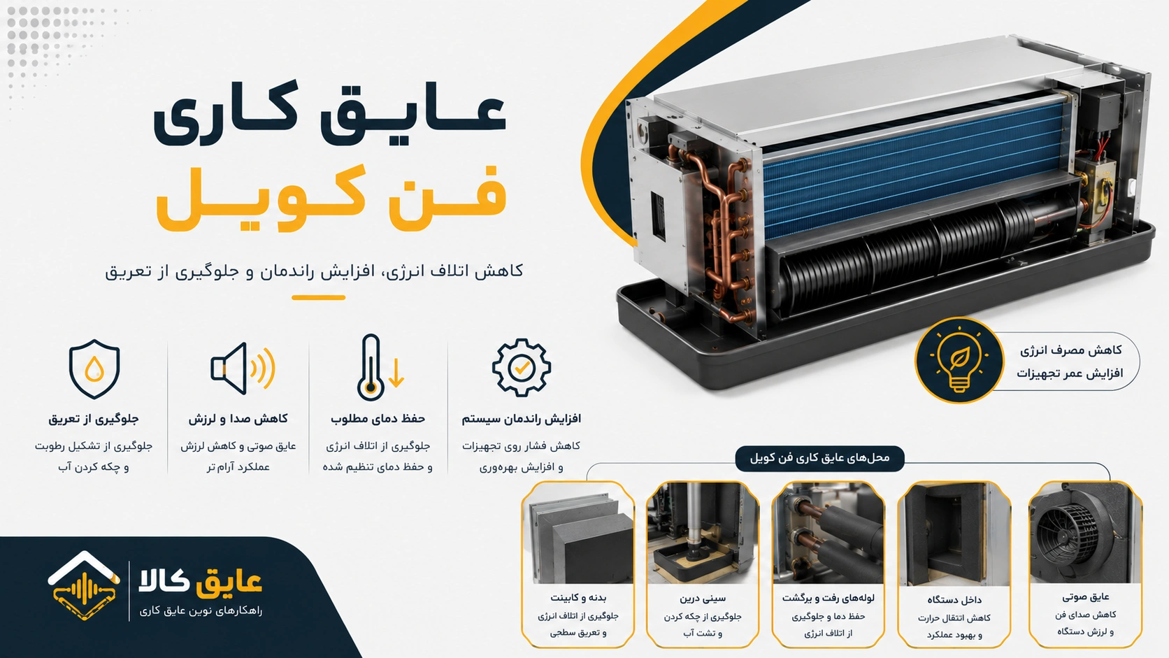 عایق کاری فن کویل
